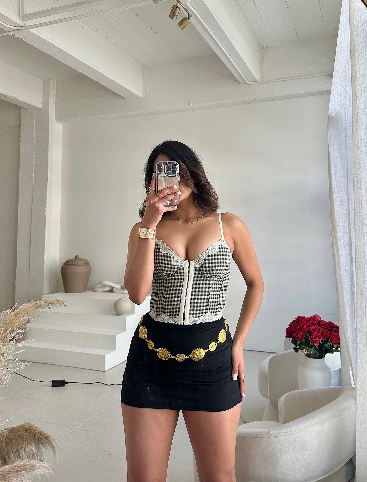 Plaid You Corset