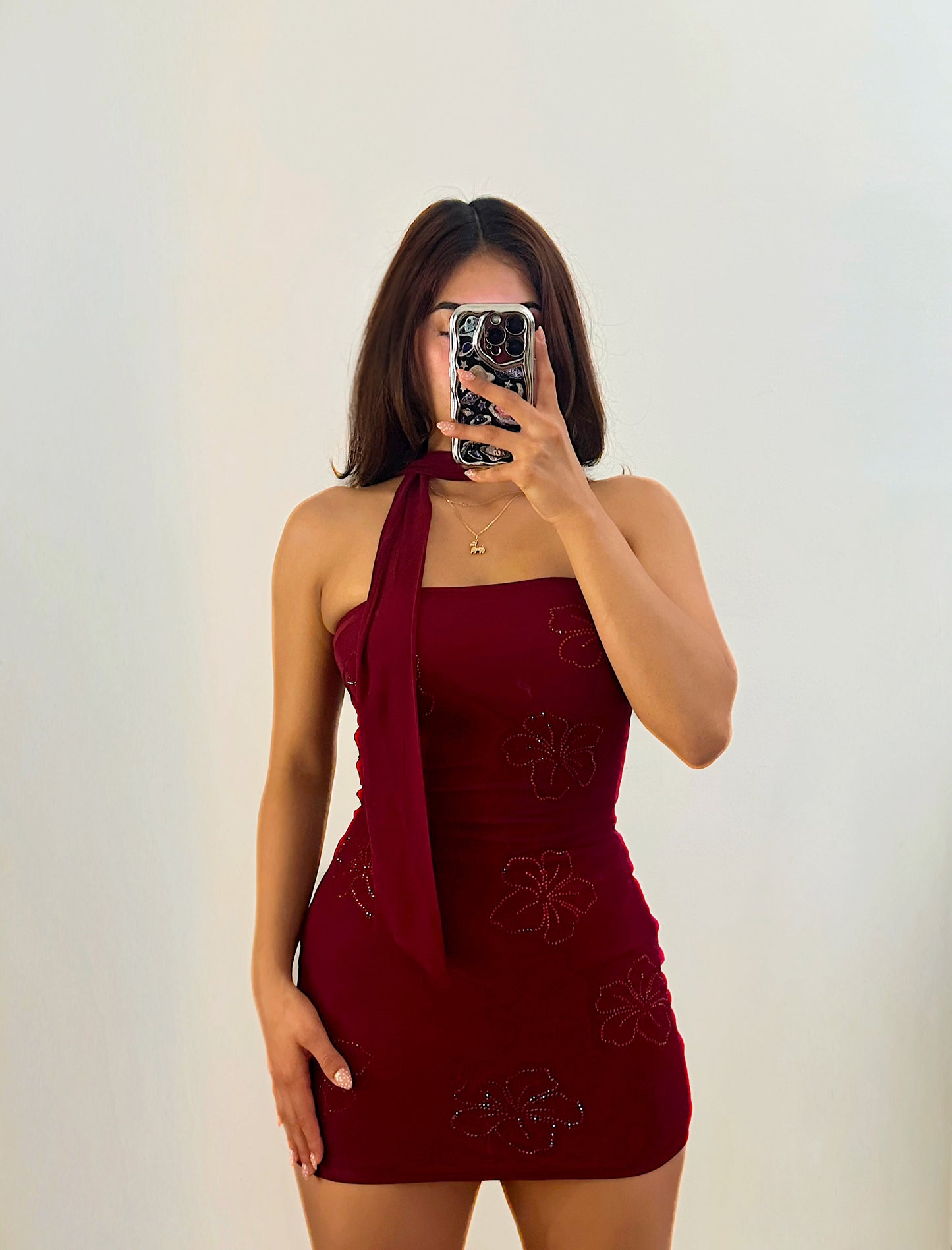 Petal Luxe Mini Dress