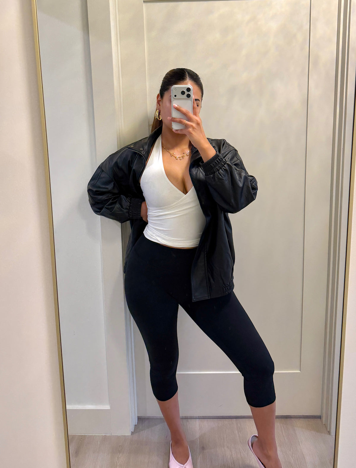 October Oversized Faux Jacket