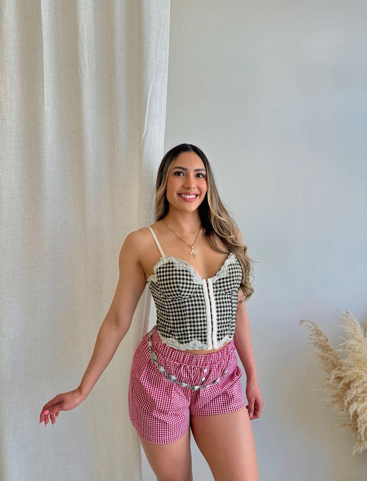 Trixie Gingham Shorts