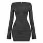 Bells Bell Sleeve Dress (black)