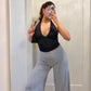 Alaia Gaucho Pants (Heather Grey)