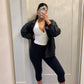 October Oversized Faux Jacket