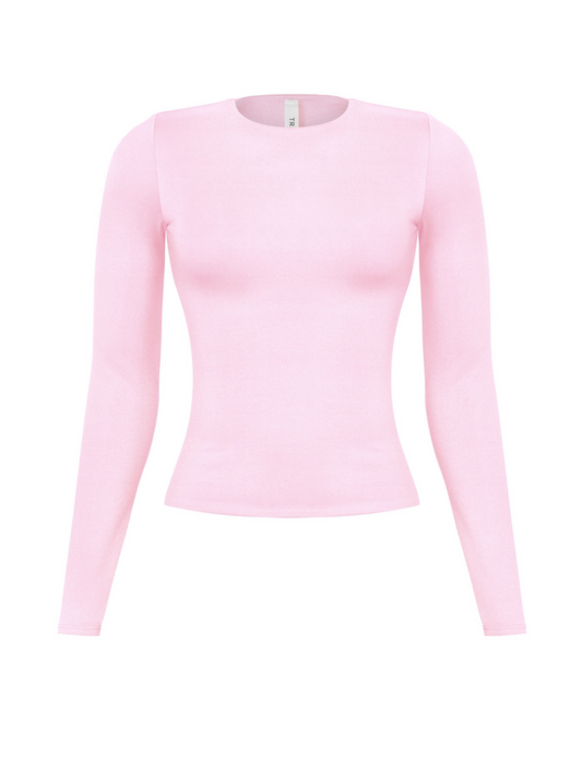 Everie Basics LS Top (Baby Pink)