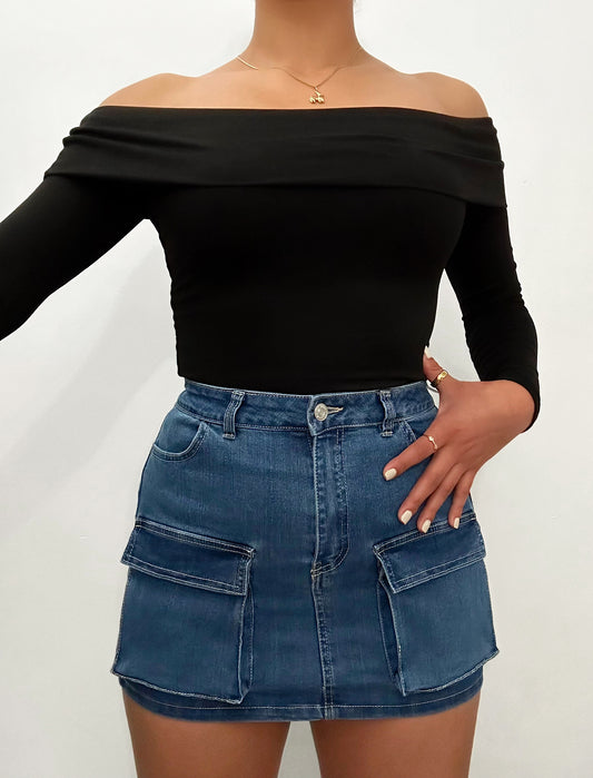 Daria Denim Skirt