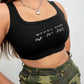 Women don't owe you tank top